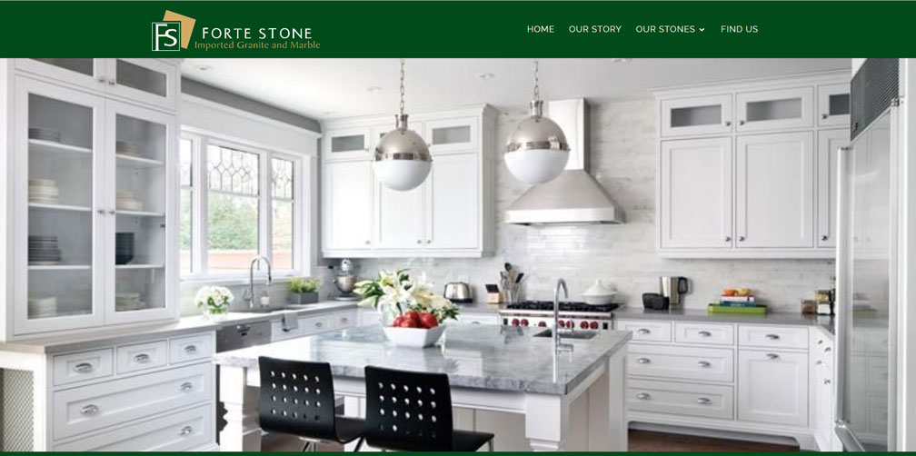 Forte Stone Santa Barbara Web Design by Artemis Studios